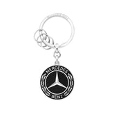 Mercedes-Benz Classic Black & Silver Keyring
