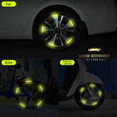 Reflective Car Wheel Hub Stickers