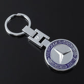 Mercedes-Benz Royal Blue & Silver Keyring