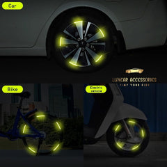 Reflective Car Wheel Hub Stickers