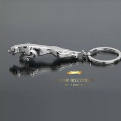 Jaguar 3D Logo keychain.