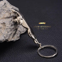 Jaguar 3D Logo keychain.