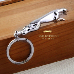 Jaguar 3D Logo keychain.