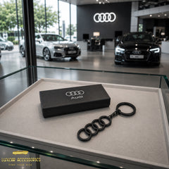 Audi "All in Black" Keychain.