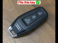 Audi "Black x Gray" key cover