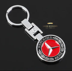 Mercedes-Benz Classic Red Enamel Keyring