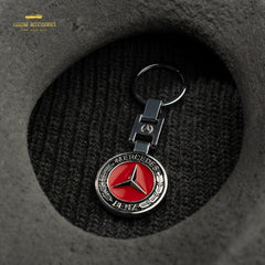 Mercedes-Benz Classic Red Enamel Keyring