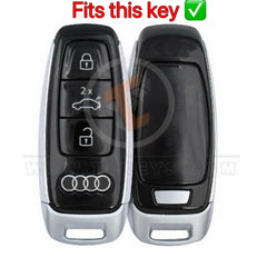 Audi "Black x Gray" key cover