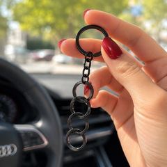 Audi "All in Black" Keychain.