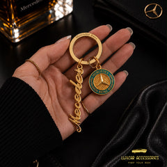 Mercedes-Benz "All in Gold" Keychain