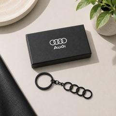 Audi "All in Black" Keychain.