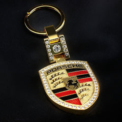 Porsche Diamond Gold keychain.