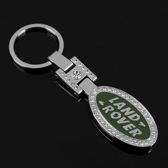 Land Rover Oval Crystal Keychain