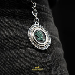 Skoda - Strass keychain.
