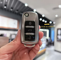 Skoda - Titanium Car Key Cover.