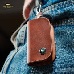 Skoda - Leather Key Fob Cover.